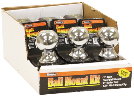 BUY 1803307 :  2 Inch Black Ball Mount Kit With 2 for large image BUY1803307_2