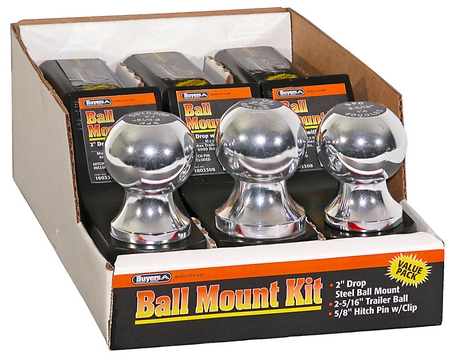 BUY 1803308 :  2-5/16 Inch Black Ball Mount Kit With for large image BUY1803308_1