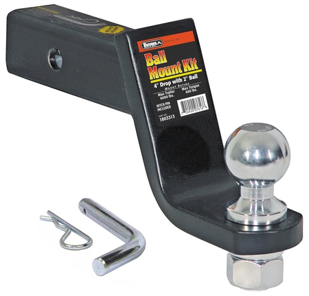 BUY 1803313 :  2 Inch Black Ball Mount Kit With 2 for large image BUY1803313