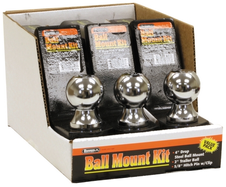 BUY 1803313 :  2 Inch Black Ball Mount Kit With 2 for large image BUY1803313_2
