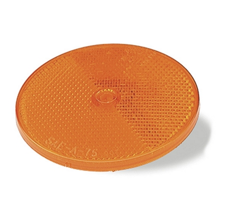 GRO 40153 :  Reflector, 3 1/4 Round, Yellow, for large image GRO40153